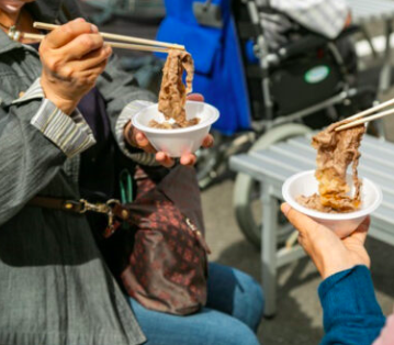 無料「試食コーナー」